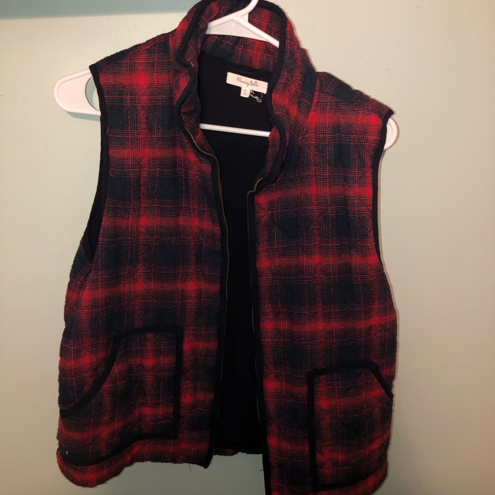 Plaid vest from Buckle